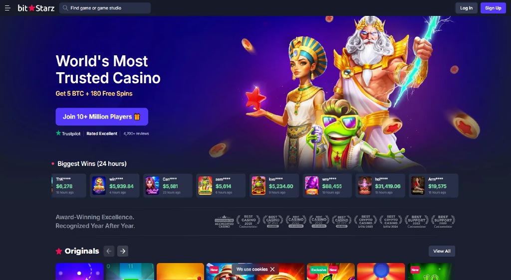 BitStraz No KYC Bitcoin Casino