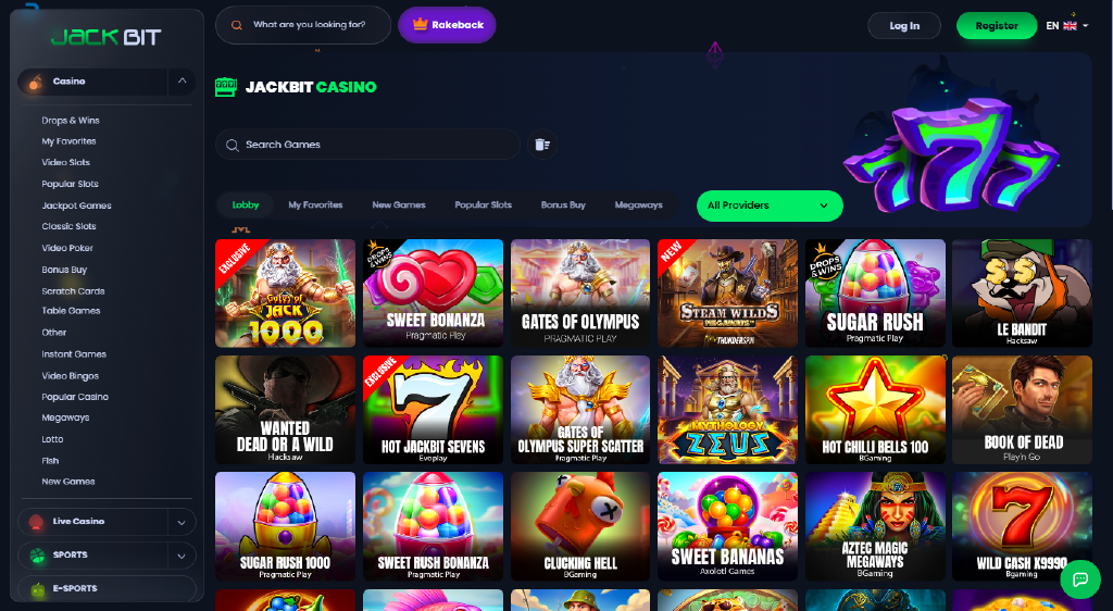 Jackbit No KYC Crypto Casino